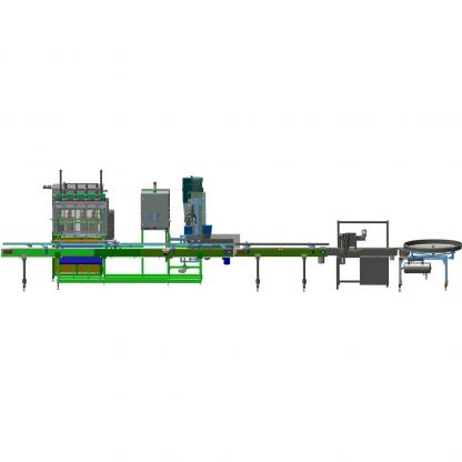 
	 LP.3 Volumetrische Dosierlinie für flüssige Produkte, Kanister 1l - 5l
 Automatische Linien von dem Hersteller IRKOM-EKT. Tel.: +38 (044) 351 73 97. Lieferung, Garantie, beste Preise!